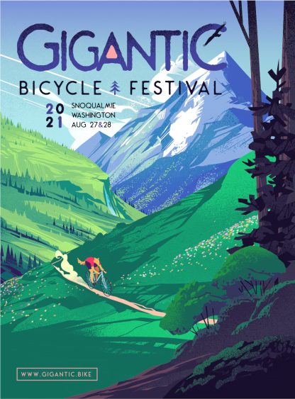 Gigantic Bicycle Festival 2021 Poster